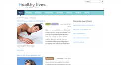 Desktop Screenshot of healthylives.nl